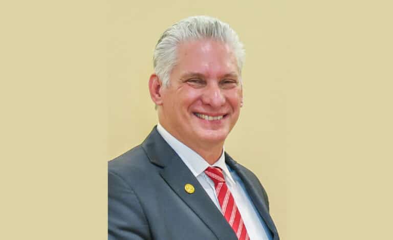 কিউবার প্রেসিডেন্ট মিগেল দিয়াজ-কানেলে